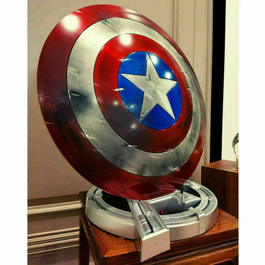 Captain America’s Shield Metal 1:1,MCU Captain America Shield Movie Prop style - Retro Handicrafts