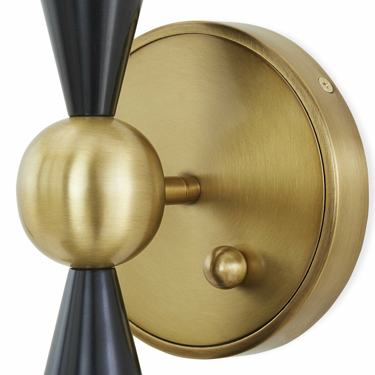 Caracas 2 - Light Bulb Wall Sconce Modern Brass Mid Century Ceiling Wall Fixture Pair - Retro Handicrafts