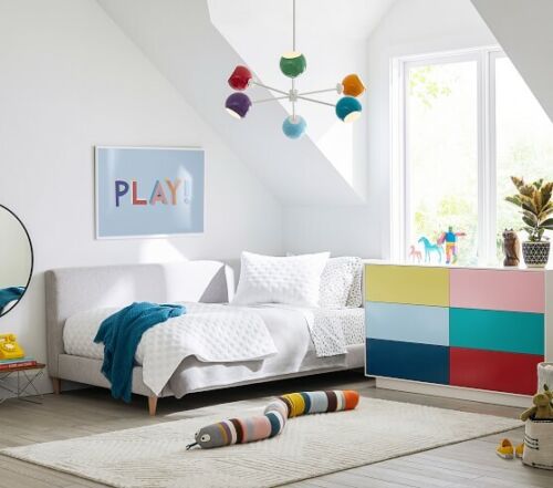 Colorful Globe Chandelier Mid Century Modern Brass Ceiling Lamps Lighting Fixture - Retro Handicrafts