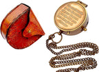 Thoreau's brass compass engraved with inspirational quote, perfect for confirmation day gifts.