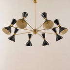 Diabolo Italian Chandelier Style Stilnovo Mid Century 8 Arms Sputnik Ceiling Lights - Retro Handicrafts
