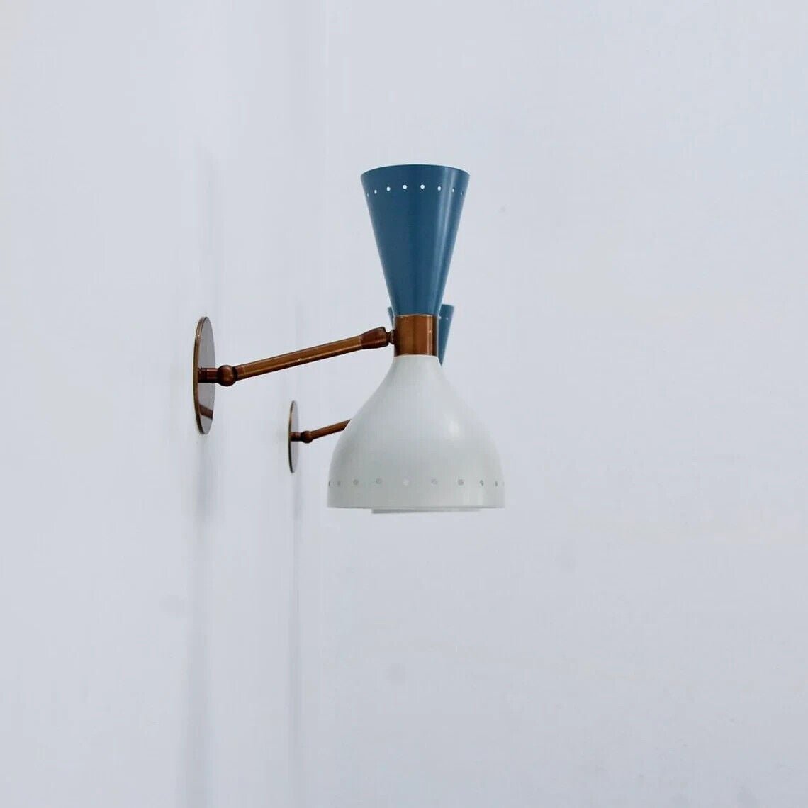 Diabolo Wall Sconce Italian Modern Stilnovo Style Set of Two Wall Light lamps - Retro Handicrafts