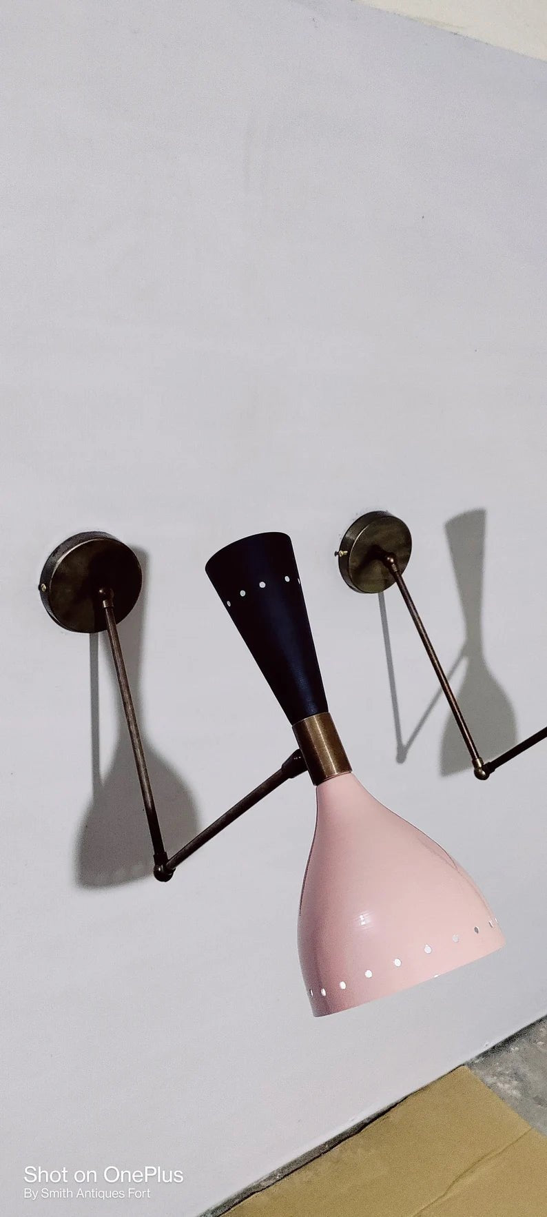 Diabolo Wall Sconces Italian Modern Stilnovo Style Set of Two Wall Light lamps offer in price - Retro Handicrafts