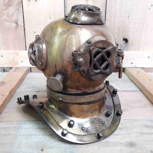 Diving Divers Helmet U.S Navy Mark V Real Antique Look Vintage Gift 7 inches - Retro Handicrafts