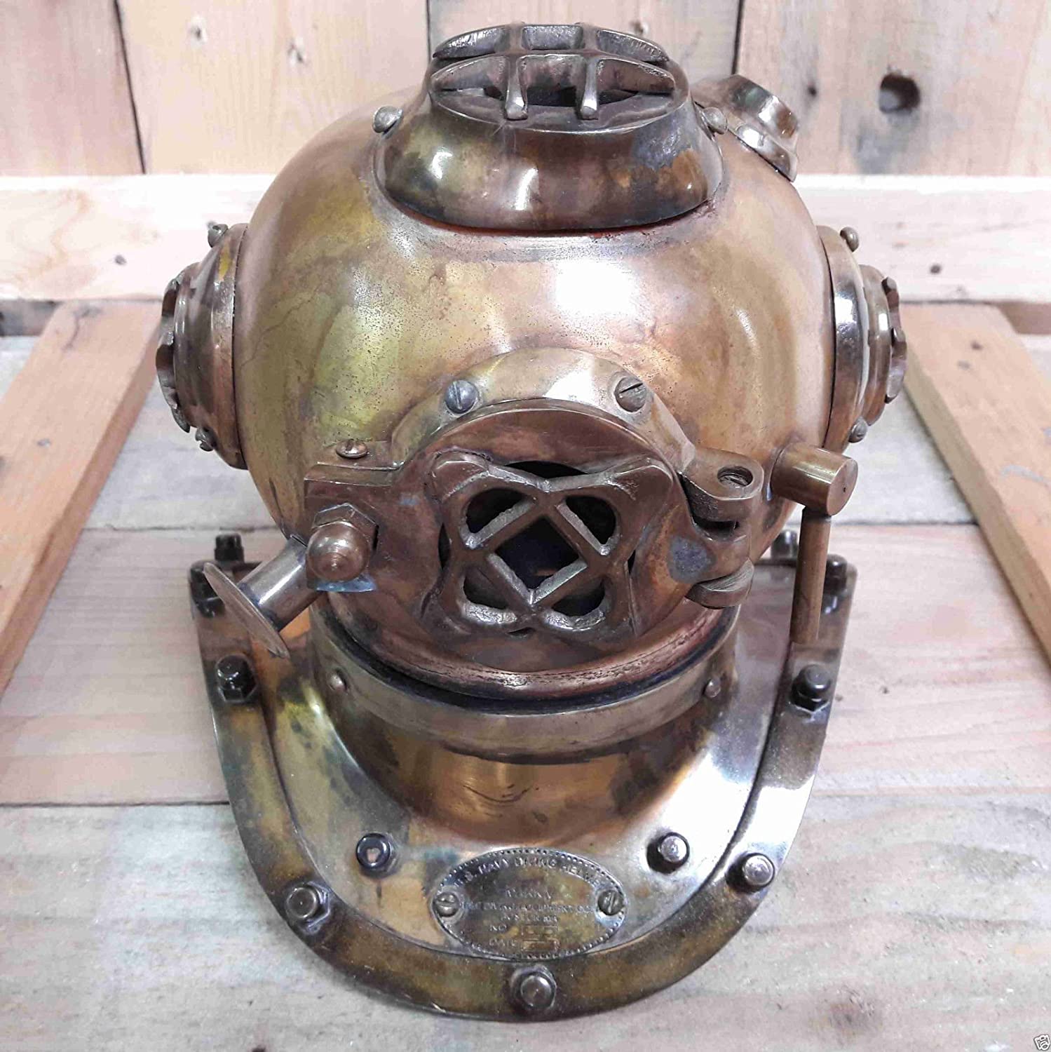 Diving Divers Helmet U.S Navy Mark V Real Antique Look Vintage Gift 7 inches - Retro Handicrafts