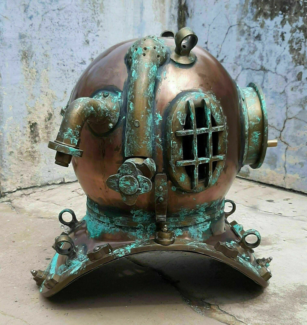 Diving Divers Helmet Vintage U.S Navy Mark V Scuba Diving - Retro Handicrafts