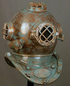 Diving Helmet Antique U.S Navy Mark V Steel & Brass - Retro Handicrafts