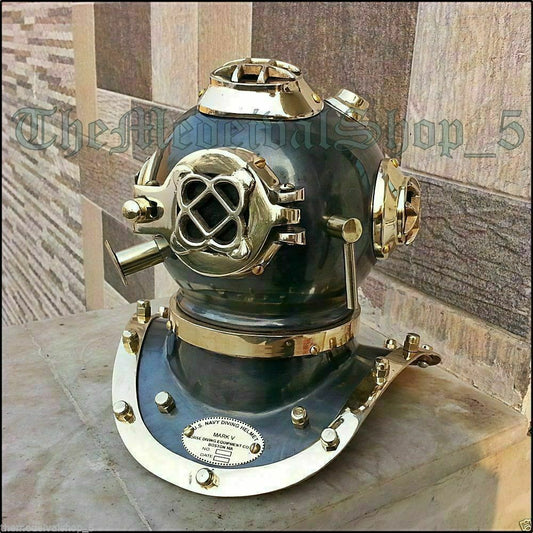 Diving Helmet Decor US Navy Mark IV Scuba Deep Sea - Retro Handicrafts