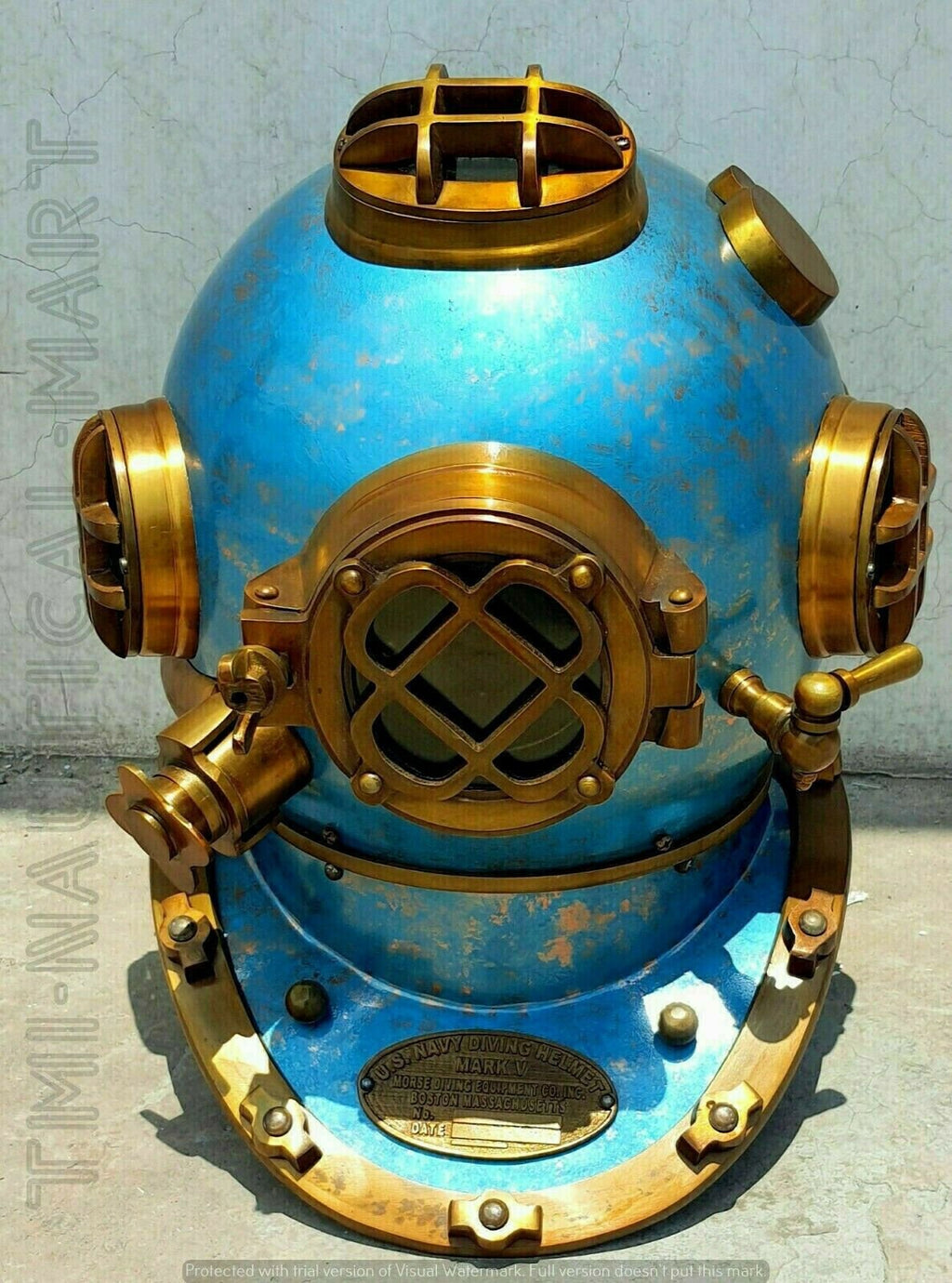 Diving Helmet Scuba US Navy Mark V Deep Sea Helmet Décor Gift - Retro Handicrafts