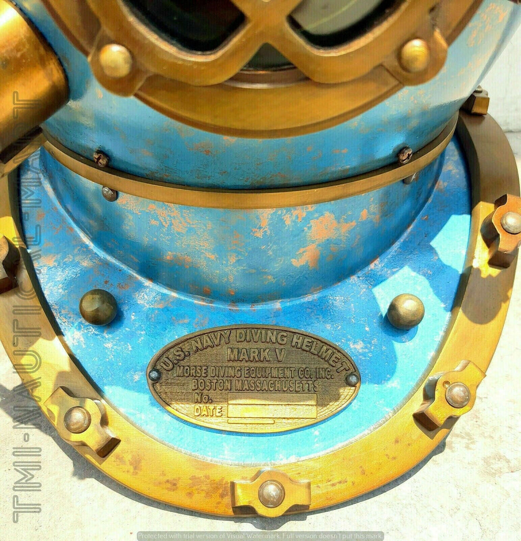 Diving Helmet Scuba US Navy Mark V Deep Sea Helmet Décor Gift - Retro Handicrafts