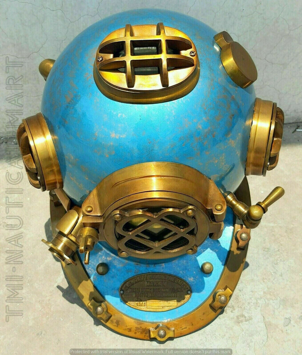 Diving Helmet Scuba US Navy Mark V Deep Sea Helmet Décor Gift - Retro Handicrafts