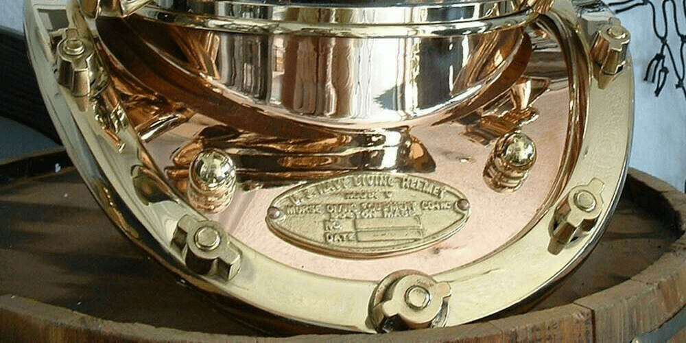 Diving Helmet U.S. Navy | Copper Brass Solid Heavy | Mark V Replica - Retro Handicrafts