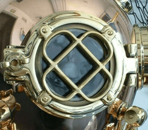 Diving Helmet U.S. Navy | Copper Brass Solid Heavy | Mark V Replica - Retro Handicrafts