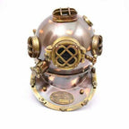 Diving Helmet US Navy Mark V Antique Brass Steel Full Size Maritime Gift - Retro Handicrafts