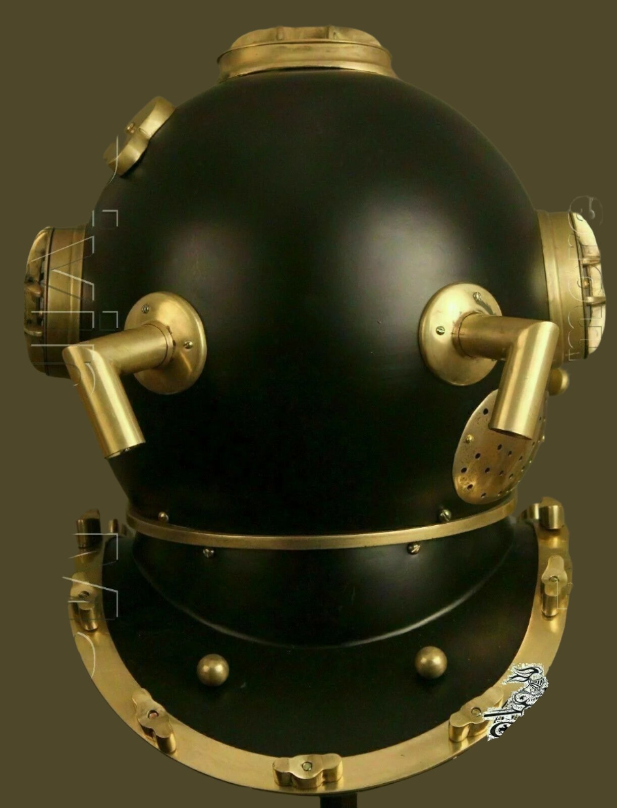 Diving Helmet U.S Navy Mark V Deep Sea Antique Scuba Vintage - Retro Handicrafts