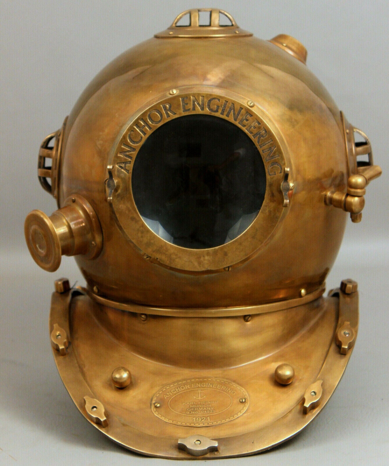 Diving Helmet US Navy Mark V Deep Sea Marine Divers Antique Scuba 18'' - Retro Handicrafts