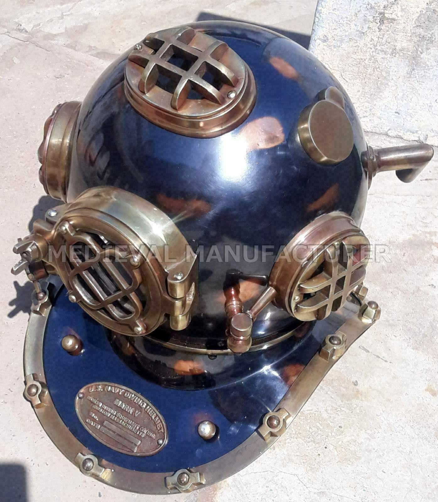 Diving Helmet vintage BOSTON MARK V U.S Navy Deep Sea Divers - Retro Handicrafts