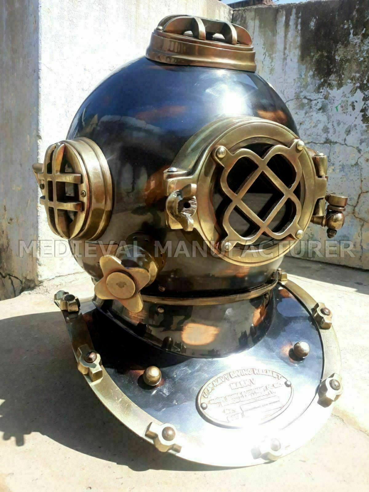 Diving Helmet vintage BOSTON MARK V U.S Navy Deep Sea Divers - Retro Handicrafts