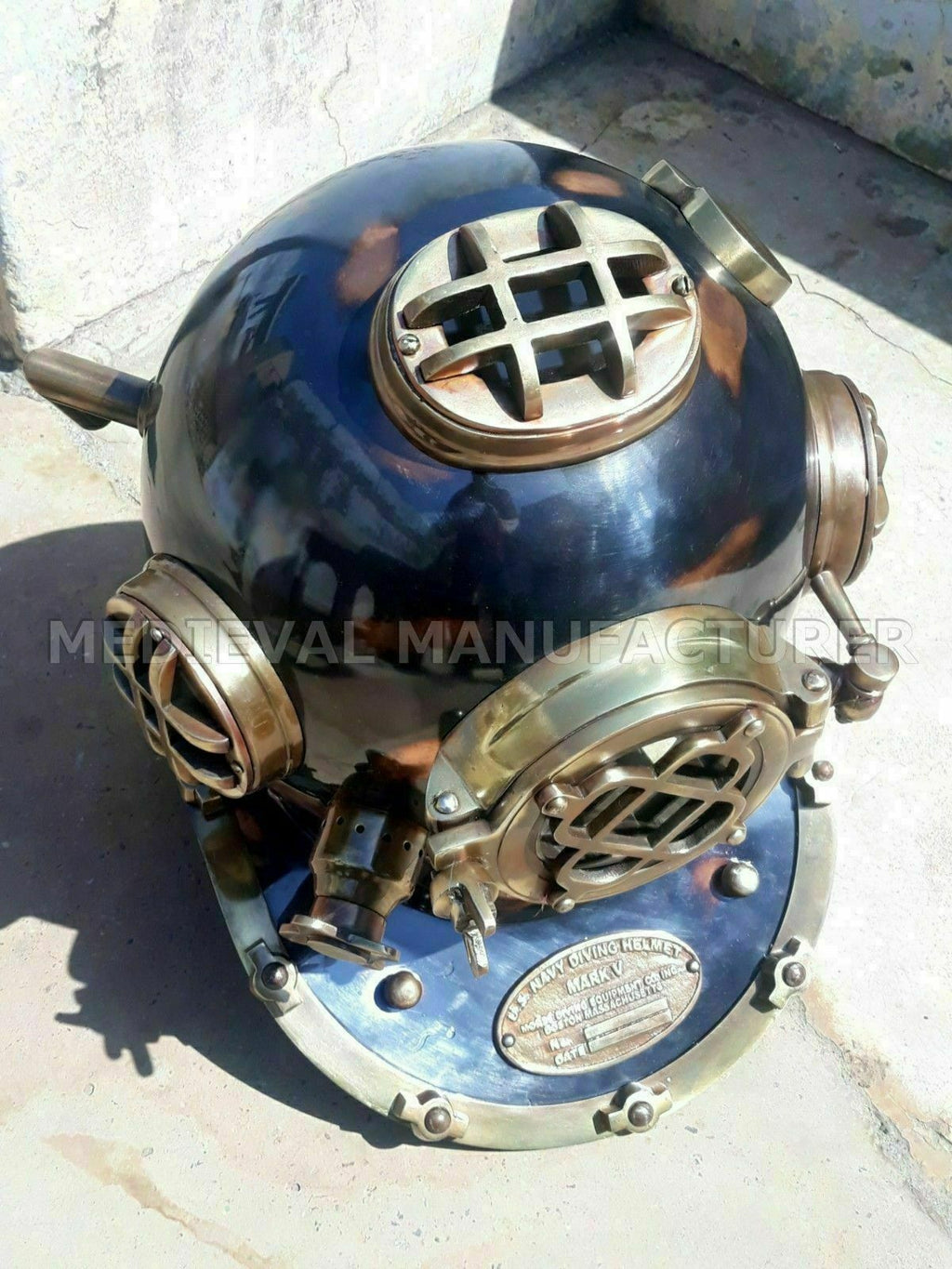 Diving Helmet vintage BOSTON MARK V U.S Navy Deep Sea Divers - Retro Handicrafts