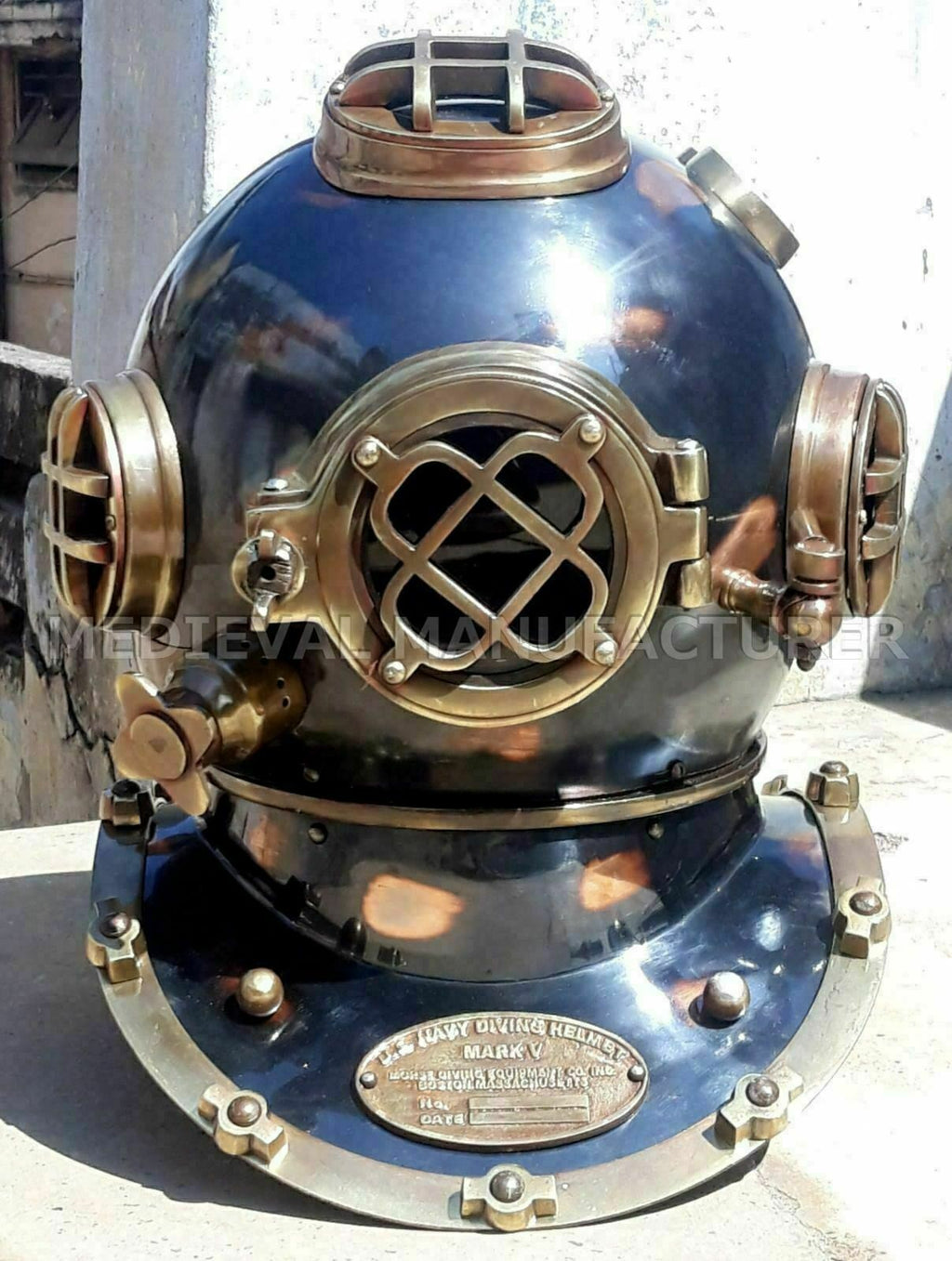 Diving Helmet vintage BOSTON MARK V U.S Navy Deep Sea Divers - Retro Handicrafts