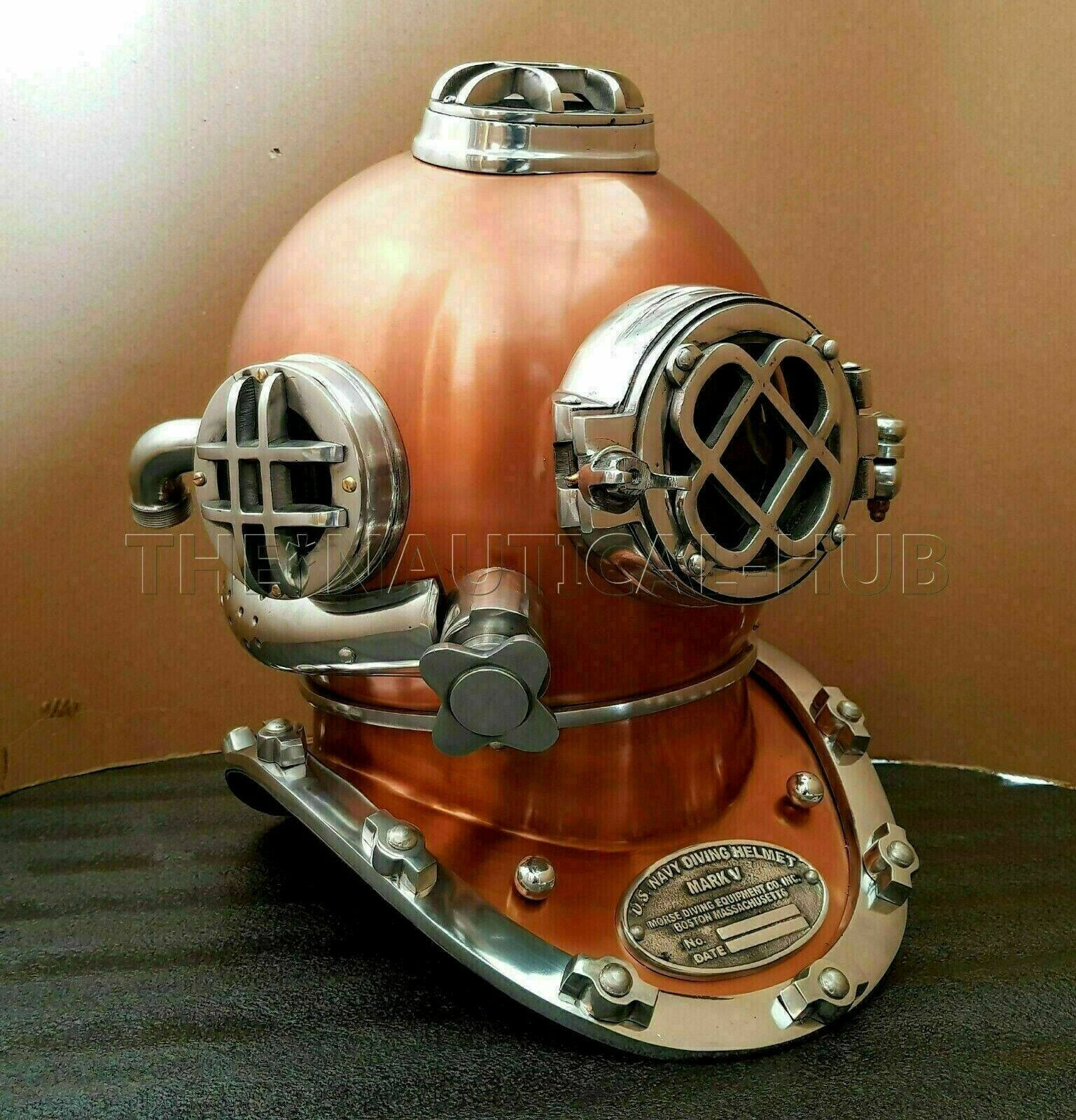 Diving Helmet Vintage BOSTON MARK V U.S Navy Deep Sea Divers Collectible - Retro Handicrafts