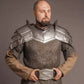 Dwalin's Medieval Pauldrons with Gorget for LARP Shoulder Armor.