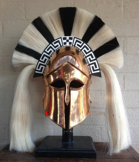 Embrace the Past: Medieval Wearable Greek Corinthian Helmet - A Knight's Legacy and Unique Gift For Him - Retro Handicrafts