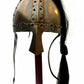 Costume Medieval Viking Mask Armor Roman Knight Larp SCA Helmet With Stand Decor