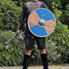Fully Functional Viking Armor Shield - Perfect for Cosplay and Reenactments