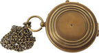 Antique Brass Compass with leather case, presented as a perfect gift for Father's Day or special occasions