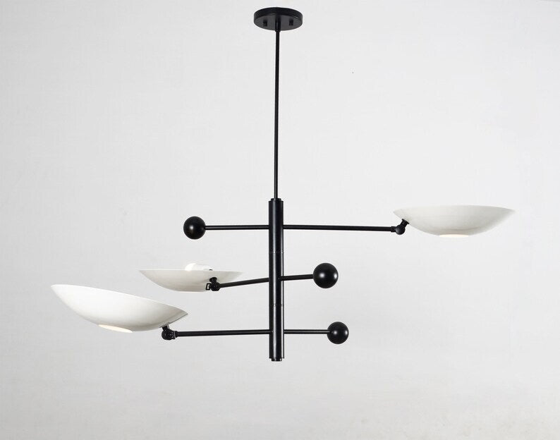 Gorgeous Orbitale Mid Century Ceiling Pendant Light Lamp Chandelier Sputnik Piatelli inspired 3 light Entrance Hall Bedroom - Retro Handicrafts