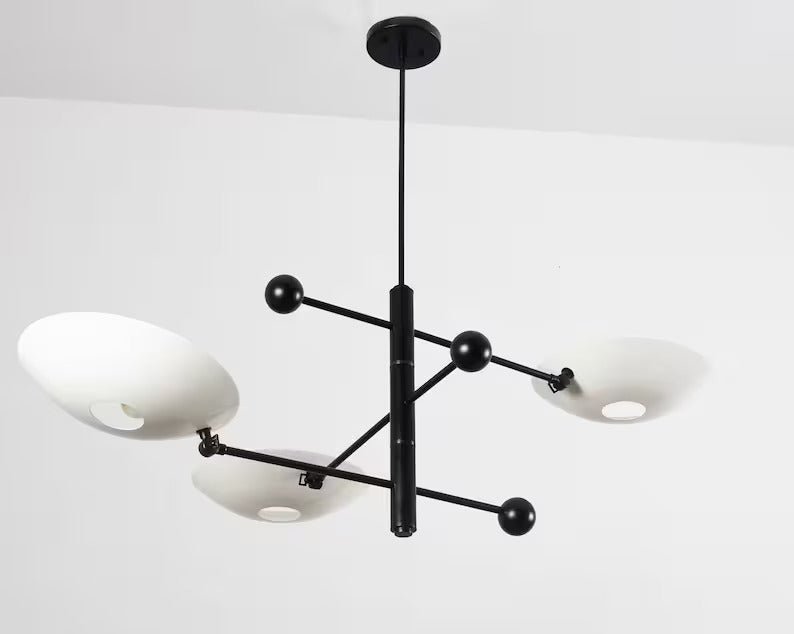 Gorgeous Orbitale Mid Century Ceiling Pendant Light Lamp Chandelier Sputnik Piatelli inspired 3 light Entrance Hall Bedroom - Retro Handicrafts