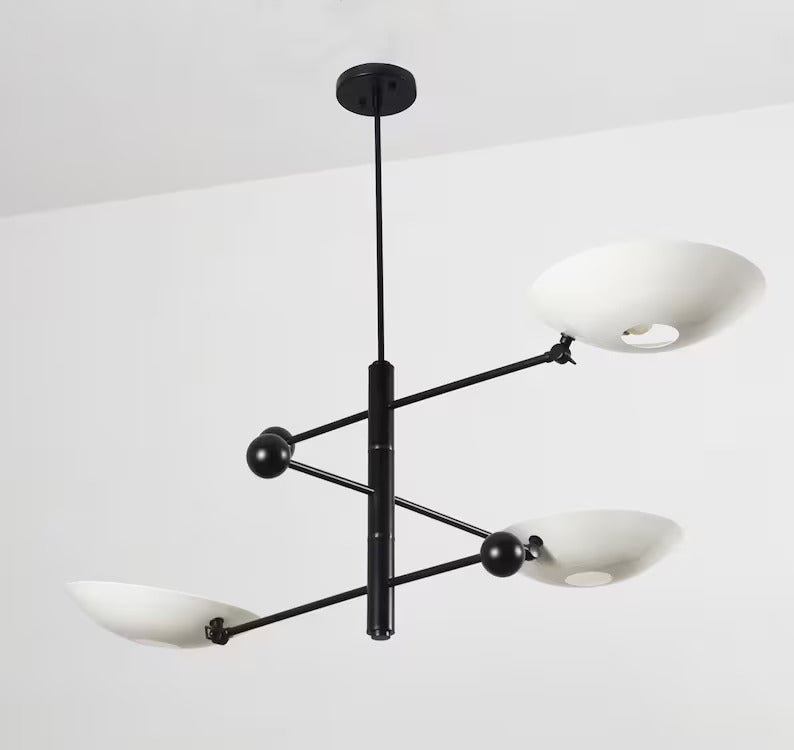 Gorgeous Orbitale Mid Century Ceiling Pendant Light Lamp Chandelier Sputnik Piatelli inspired 3 light Entrance Hall Bedroom - Retro Handicrafts