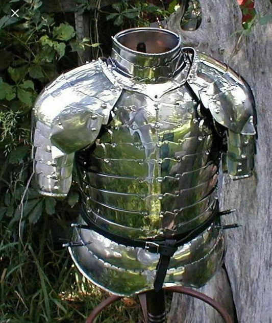 Gothic Breastplate, Medieval Knight Warrior Chest Armor, Italian Cuirass - Retro Handicrafts