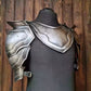 Gothic Medieval Pauldrons for LARP Armor - Perfect for Cosplay and Theatrical Performances