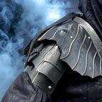 Halloween Nazgul Full Costume/Ring Wraith Costume/Nazgul Gauntlets Gloves/Nazgul Pauldrons/Black Rider Gown/Witch King Costume/Horror Party - Retro Handicrafts