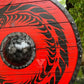 Handcrafted Medieval Viking Shield - 24 - inch Wooden Battle Ready Shield - Retro Handicrafts