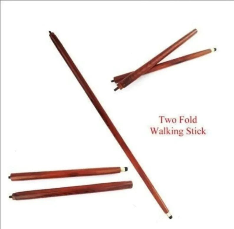 Elegant Victorian RAVEN Walking Stick Cane with Wooden Shaft and Brass Handle