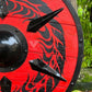 Handcrafted Viking Shield | Medieval 24 - inch Wooden Battle Ready Shield - Retro Handicrafts