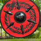 Handcrafted Viking Shield | Medieval 24 - inch Wooden Battle Ready Shield - Retro Handicrafts