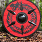 Handcrafted Viking Shield | Medieval 24 - inch Wooden Battle Ready Shield - Retro Handicrafts