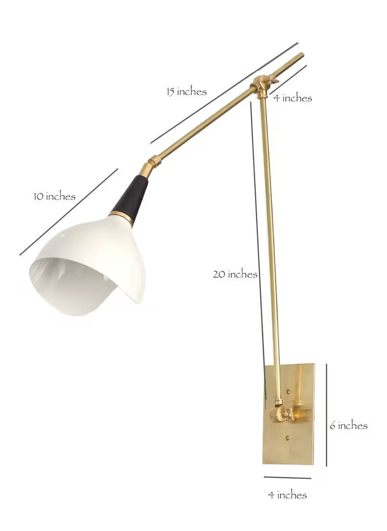 Handmade Vintage Inspired Wall Sconces Toronto Wall Lamp Light Raw Brass Italian Sciccoso Lamp Light Fixture Kitchen Bedside Lounge - Retro Handicrafts