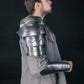 Historical Reenactment Medieval Gorget with Pauldrons for Cosplay and LARP