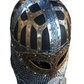 Unleash Your Inner Warrior: Men's Combat Helmet with Etched Patterns - Viking Leather Armor for Authentic Battle-Ready Style