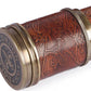 Authentic Nautical Vintage Brass & Leather Handheld Telescope: Ideal Pirate Spyglass, Sailor Gift, Perfect for Dad