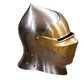 Embrace the Past with Our Medieval Templar Knights Armor Helmet - 18 Gauge Steel Barbute Armor