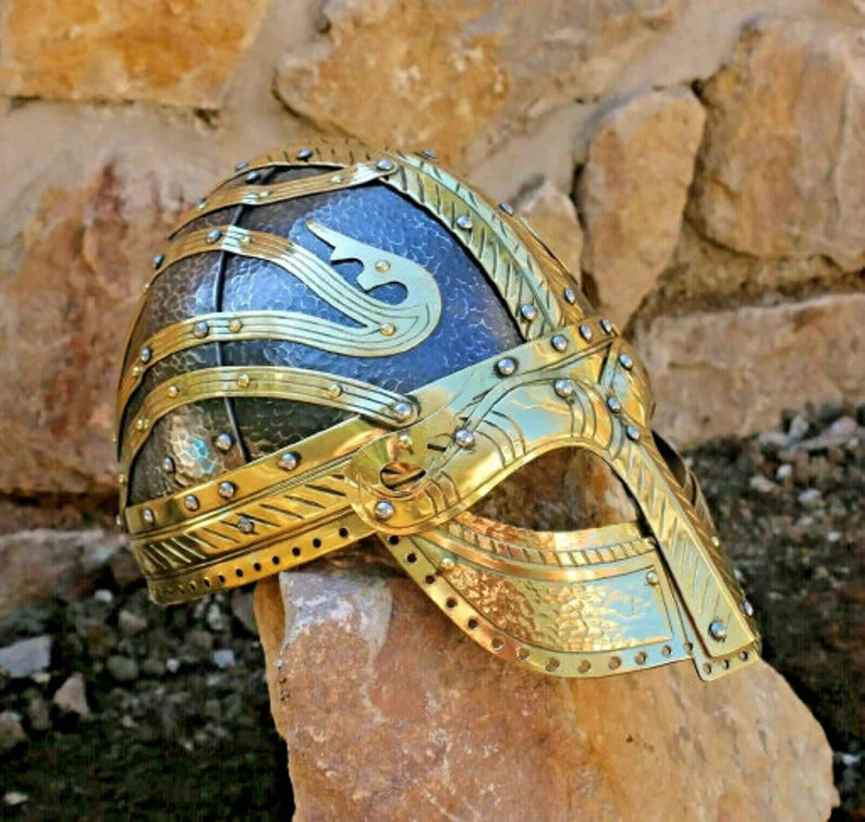Unleash the Warrior Within with Our Limited Edition Medieval Viking Helmet - Battle-Ready Steel Armour for SCA and LARP Adventures
