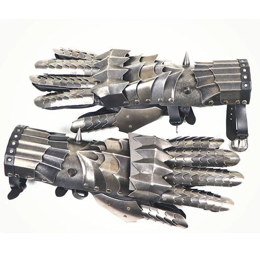 The Lord of the Rings Witch-king Metal Hand Armor, Nazgul cosplay Gloves Gauntlet, Wearable Witch-king steel Hand armourl,Movie Prop Replica
