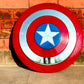 Captain America Shield Replica | Winter Soldier Metal Prop | Avengers Costume Accessory | Ideal Halloween Gift
