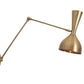 Articulated Modern Brass Sconce Midcentury Modern Stilnovo Style Wall Lamp Modern Wall Lamp Light, Bed Reading Light Lamp Kitchen 2 light